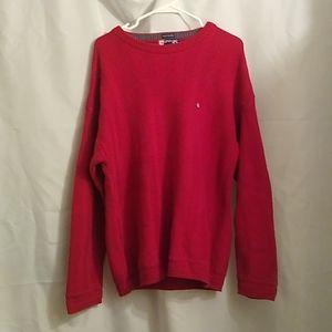 Hand framed chaps Ralph Lauren sweater